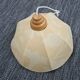 Vintage fabric flower pendant