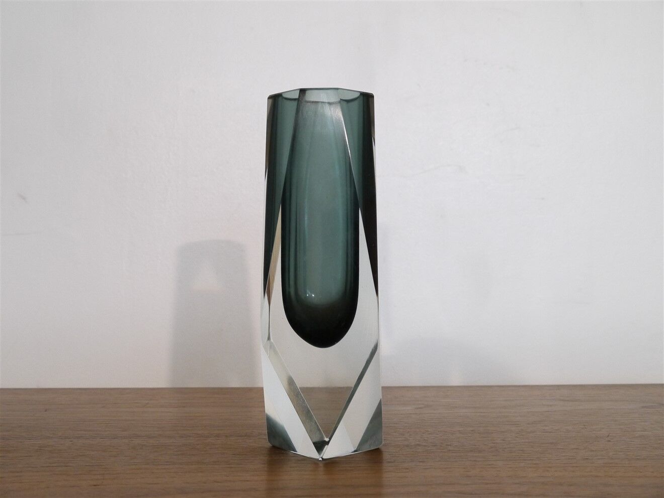 Vase sommerso de Flavio Poli pour Seguso, Murano