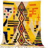 Moroccan Boujaad Rug – Handwoven Colourful Geometric Wool Carpet 150/250cm