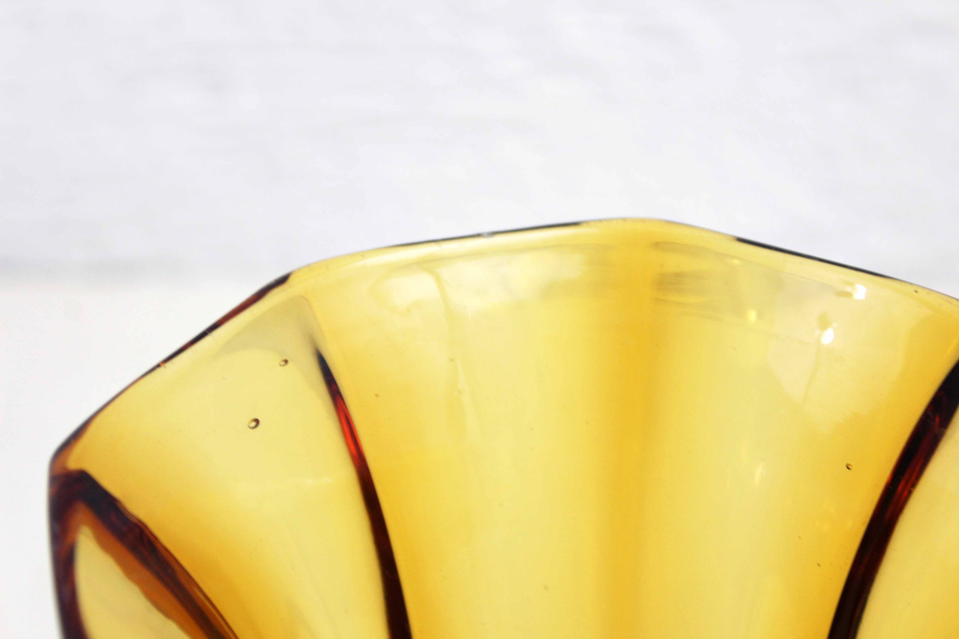 Art Deco glass vase 1930