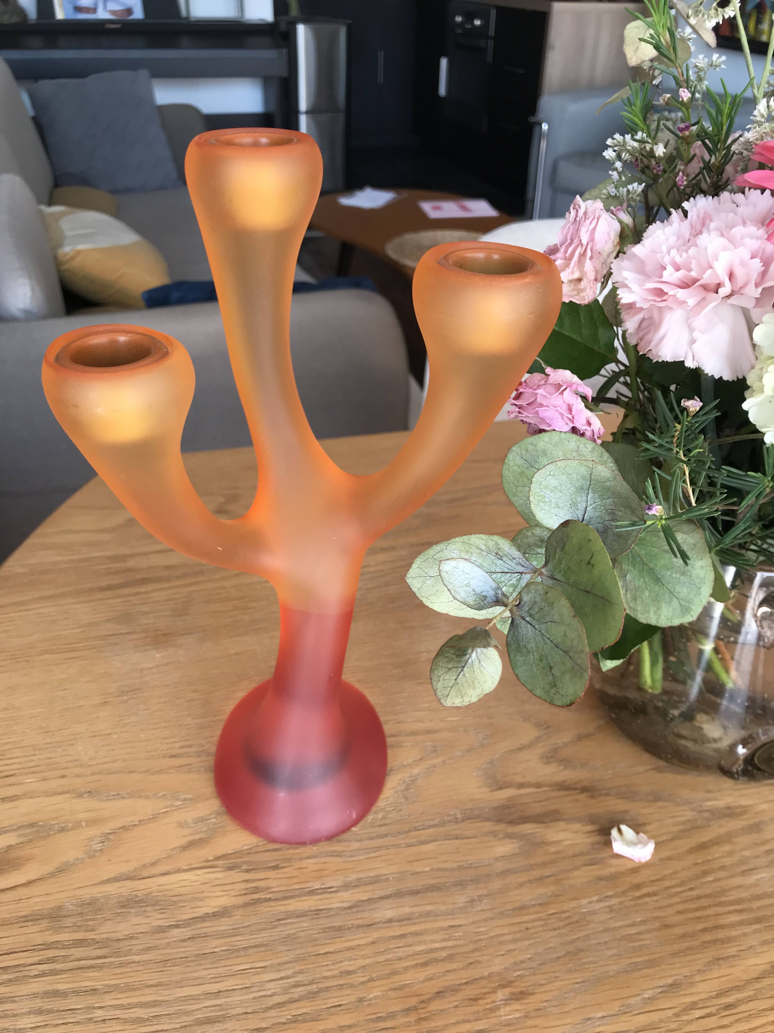Cactus iceberg vintage design candlestick Attention Virage