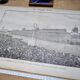 Paris Longchamp, large period engraving, printed in 1891.