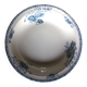 Plat rond creux Terre de fer Bleu Royat Sarreguemines