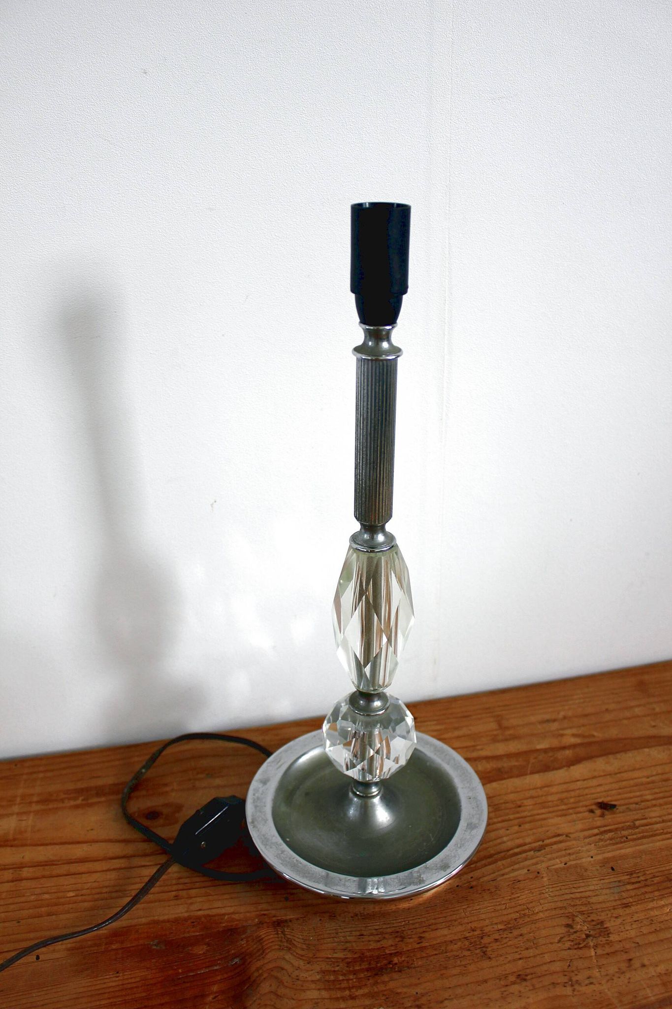 Pied de lampe art déco vintage année 50