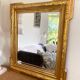 Superb antique bevelled mirror with "ears" – Louis-Philippe style – F