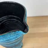 Accolay blue ceramic pitcher