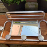 Coat rack aluminum 1970s