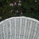 Pair of rattan basket chairs