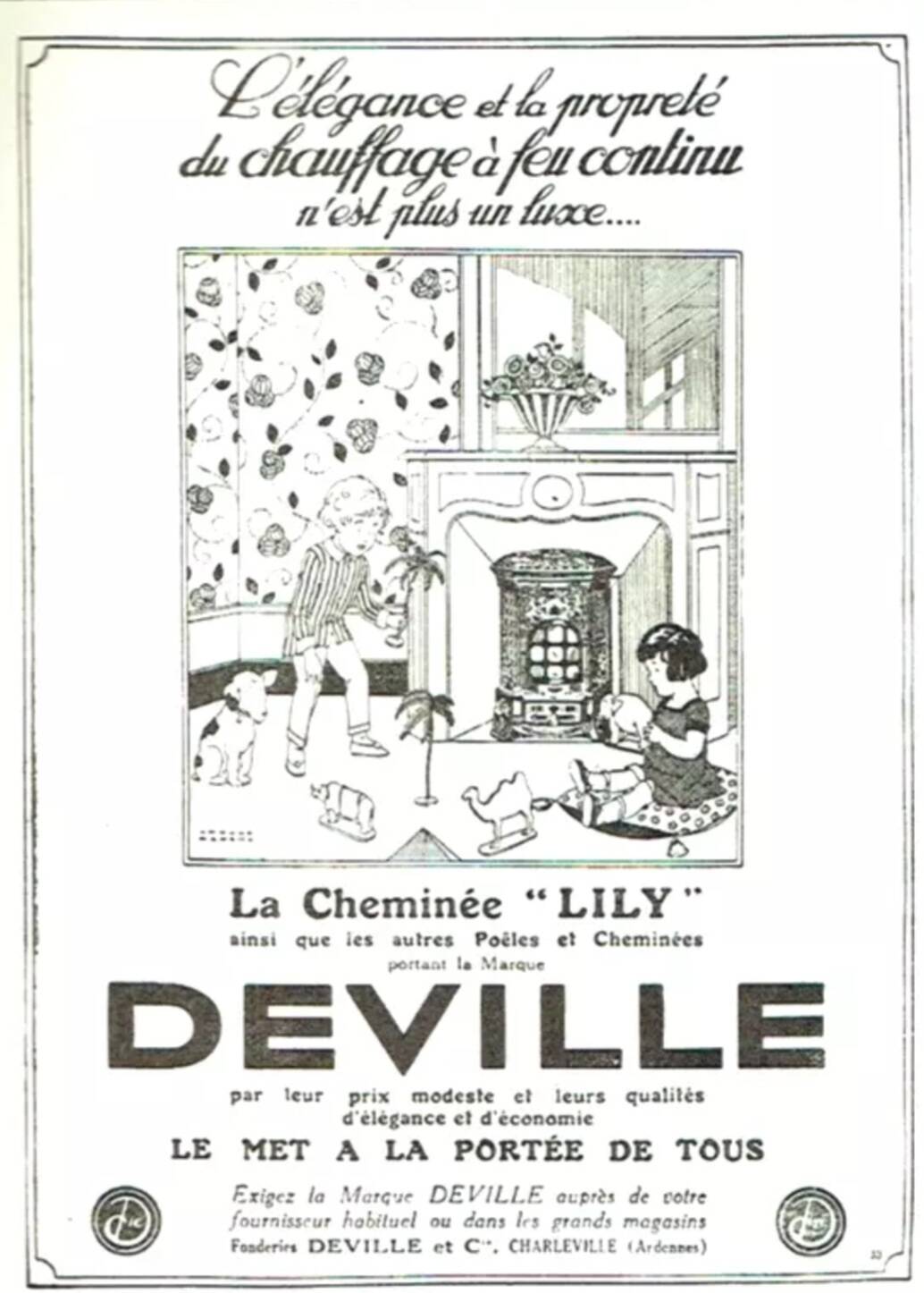 Poêle a bois Deville "Lily"