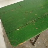 Folding brewery table