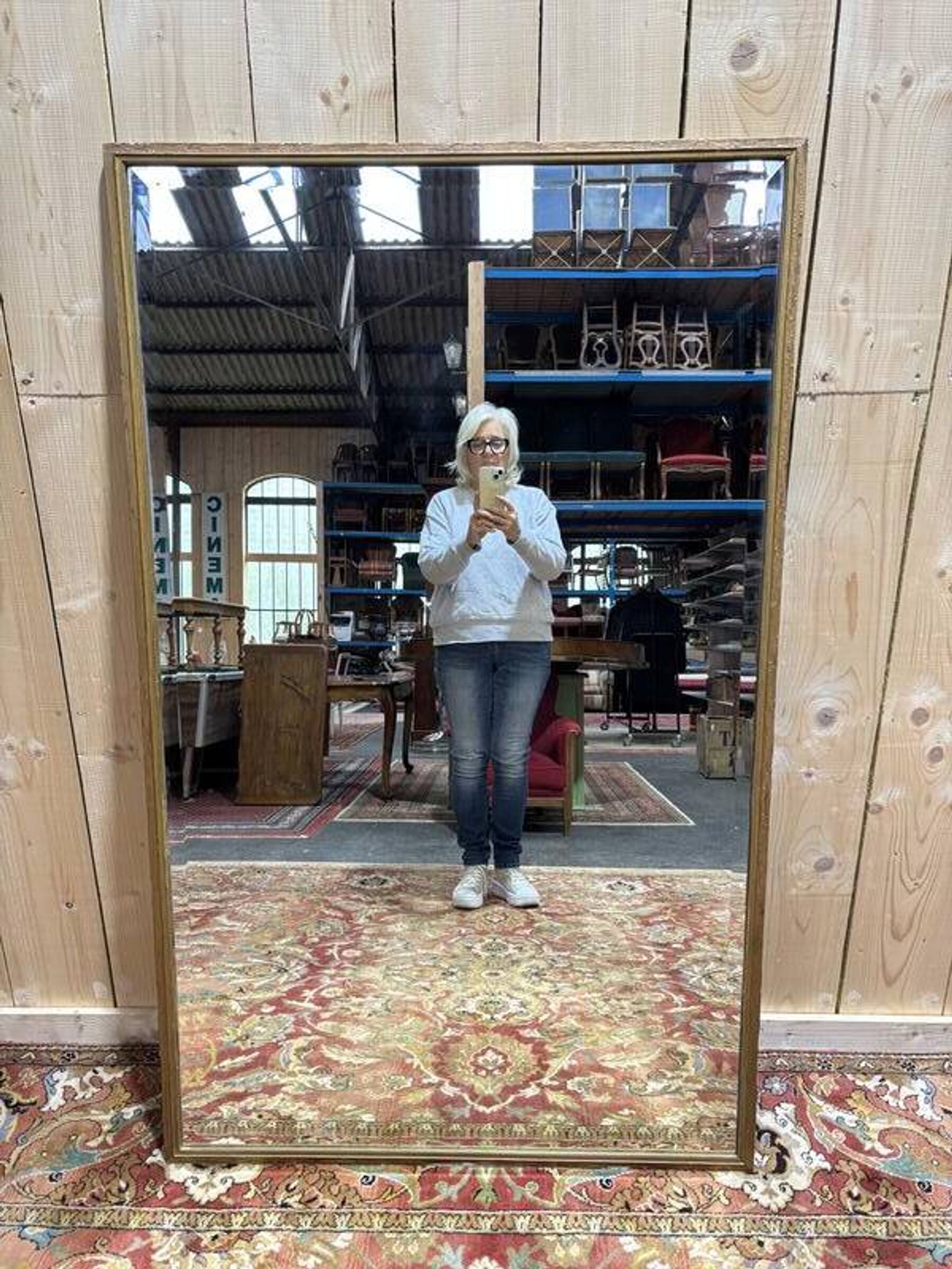 Miroir Louis XVI biseaute ancien
