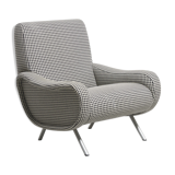 Armchair Lady flesh by Marco Zanuso for Arflex Italian Vintage
