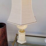 Table basse design en laiton style Jansen - 1970s