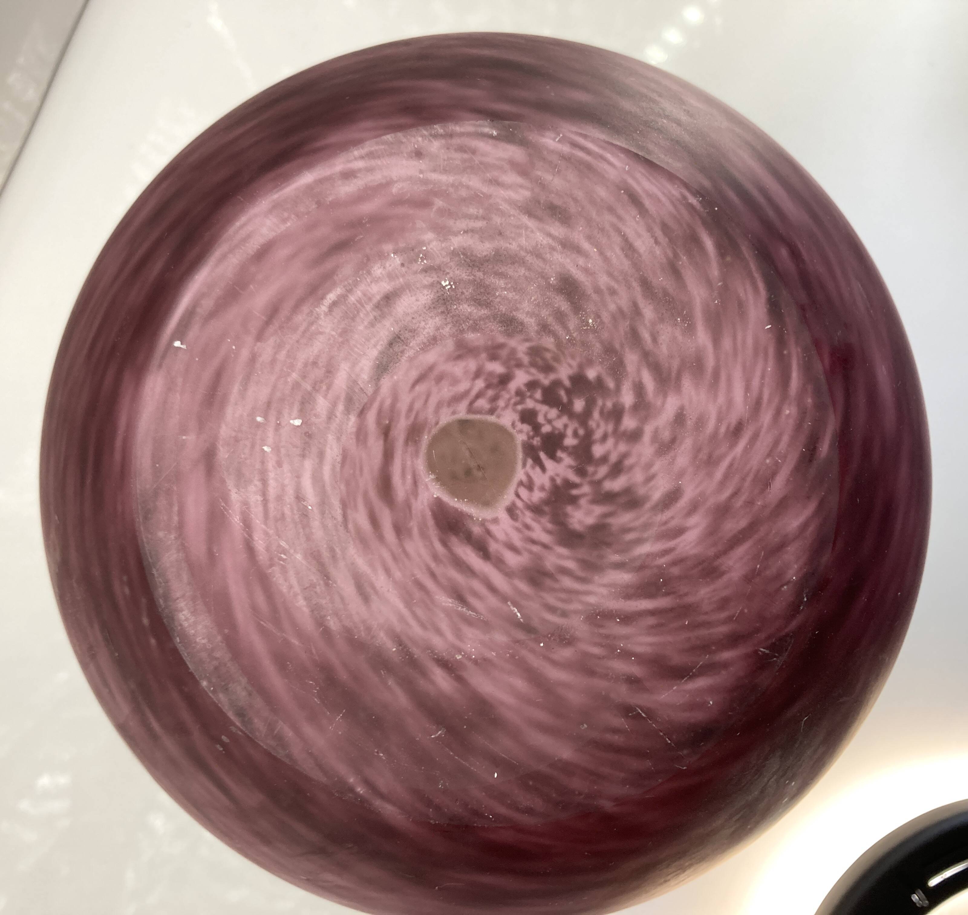 Marmoreal vase by André Delatte Nancy France