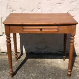 Wooden desk with drawer, Louis Philippe