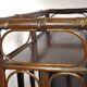 SHELF - BOOKCASE on legs in RATTAN