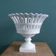 Malicorne Bourg-Joly openwork fruit bowl signed Moreau