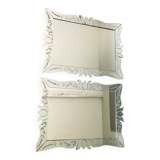 Pair of Venetian style mirrors