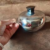 Vintage metal sugar bowl