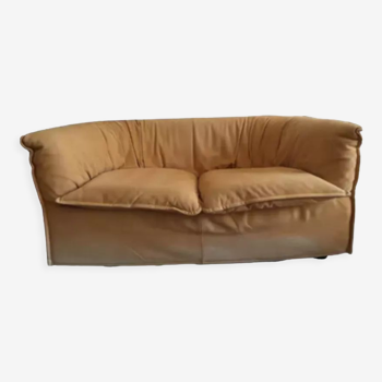 Alcantara leather sofa 2 places