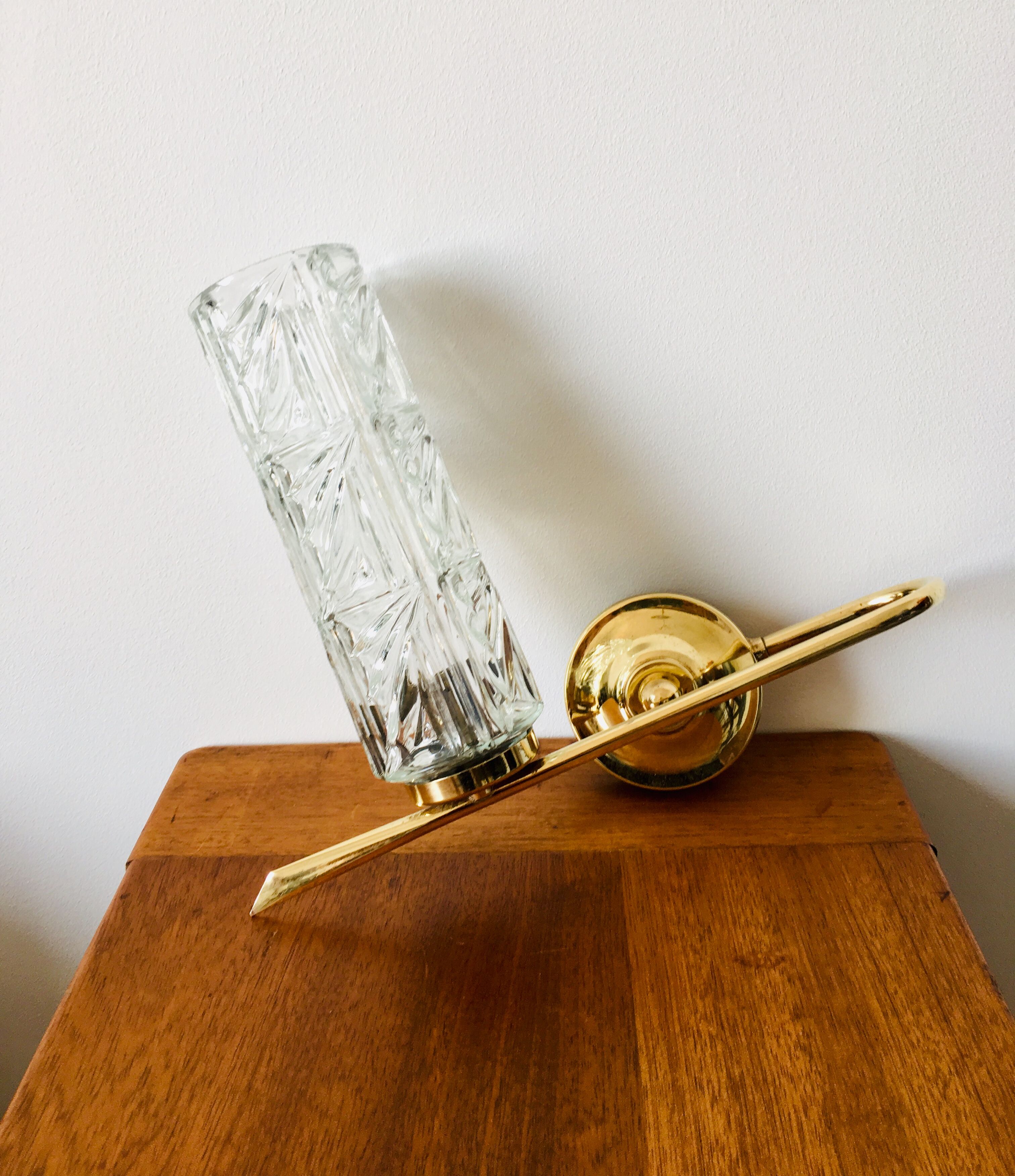 Wall sconce in brass, 1950s