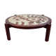 Ceramic coffee table and wood 1970 Raynaud