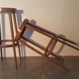 Pair of Baumann bar stools