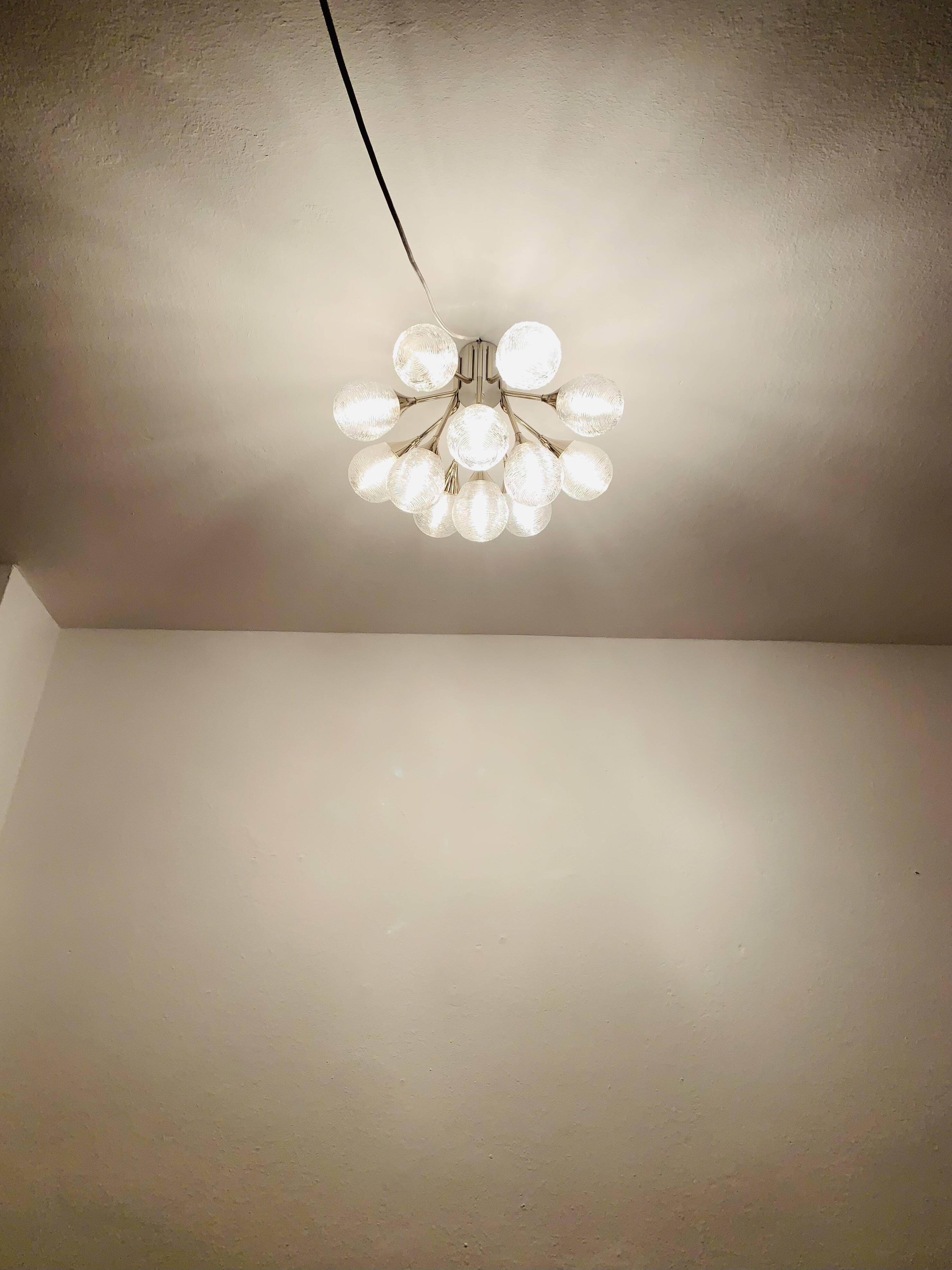 Sputnik Flush Chandelier