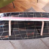 Vintage red formica shelf