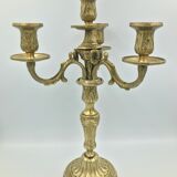 Brass candle holders 3 branches 4 fires