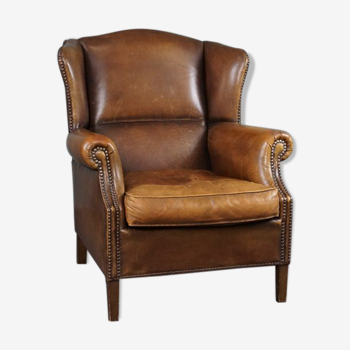 Fauteuil en cuir de mouton