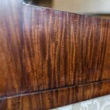 19th-Century Biedermeier Pier Glass in Dark Brown Mahogany Frame, 1890s