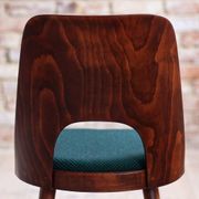 Set of 6 Dining Chairs by Oswald Haerdtl, Reupholstered in Kvadrat Fabric
