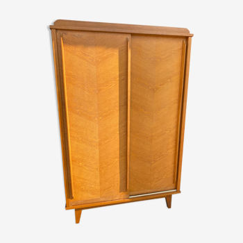 Armoire penderie vintage années 60 pieds compas