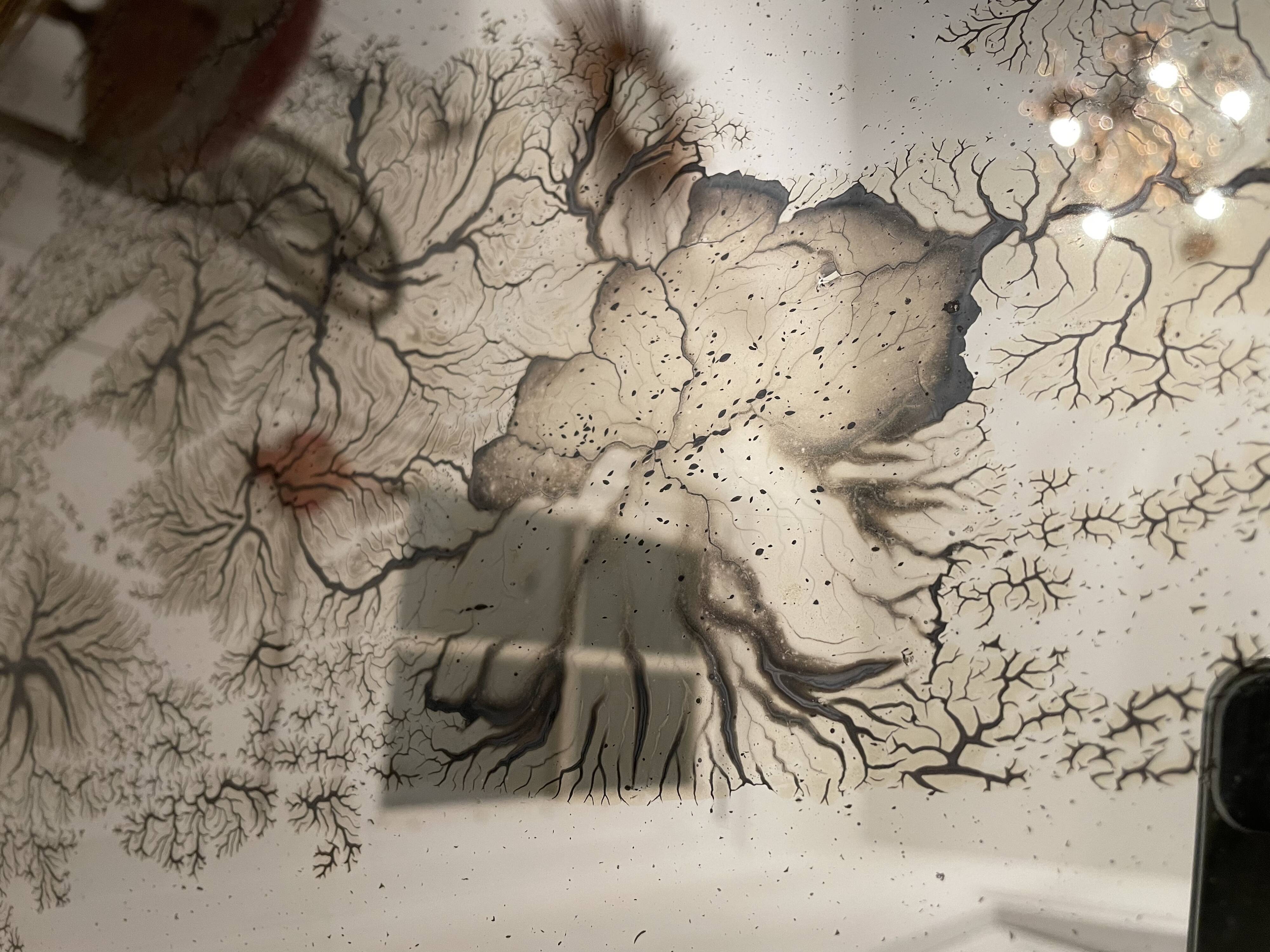 Art Deco mirror from the 1930s - 68x53cm