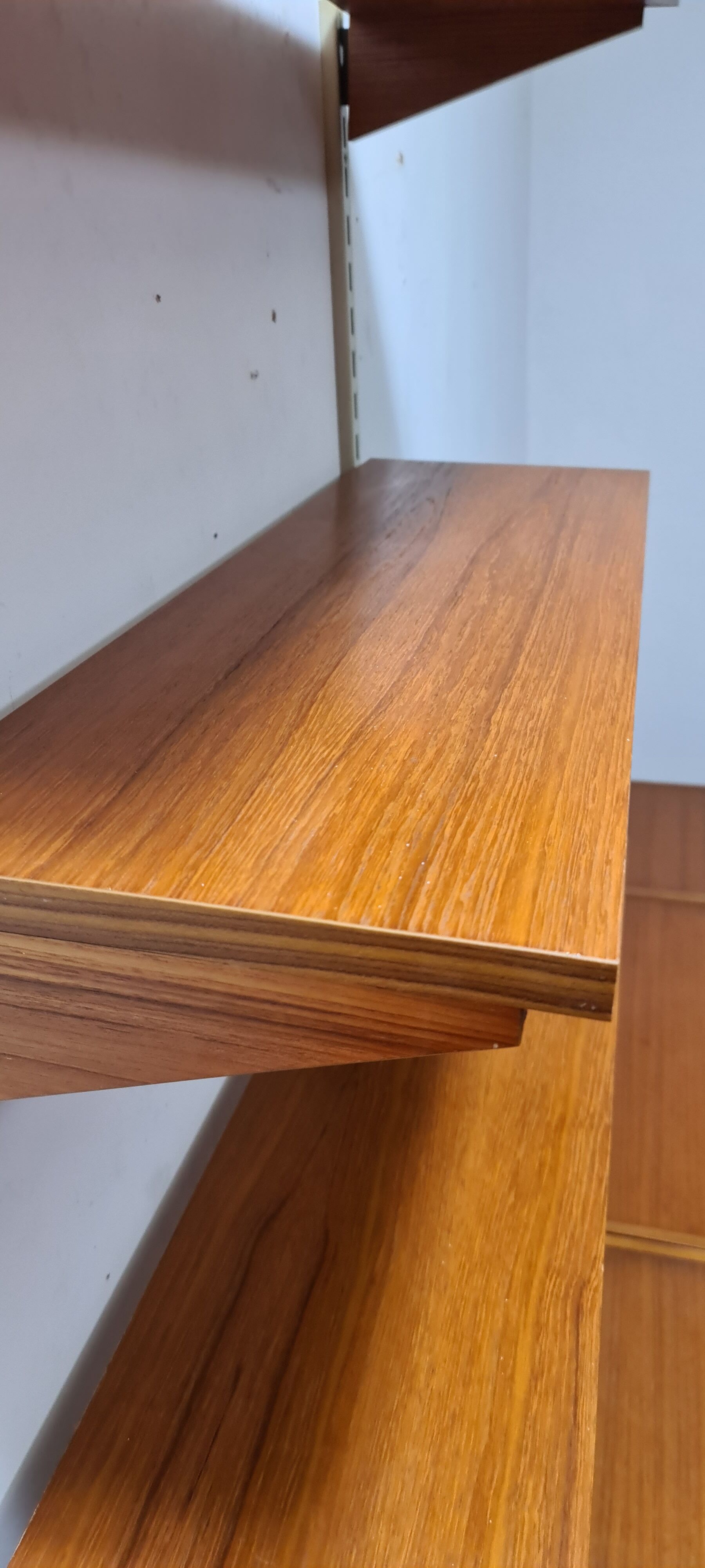 Vintage sideboard and shelving system