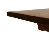 Vintage Pinewood Dining Table Desk with Drawer 60s Design