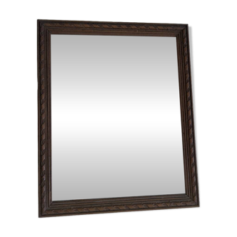Vintage wooden mirror