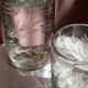 Carafe et verre en verre soufflé et gravé
