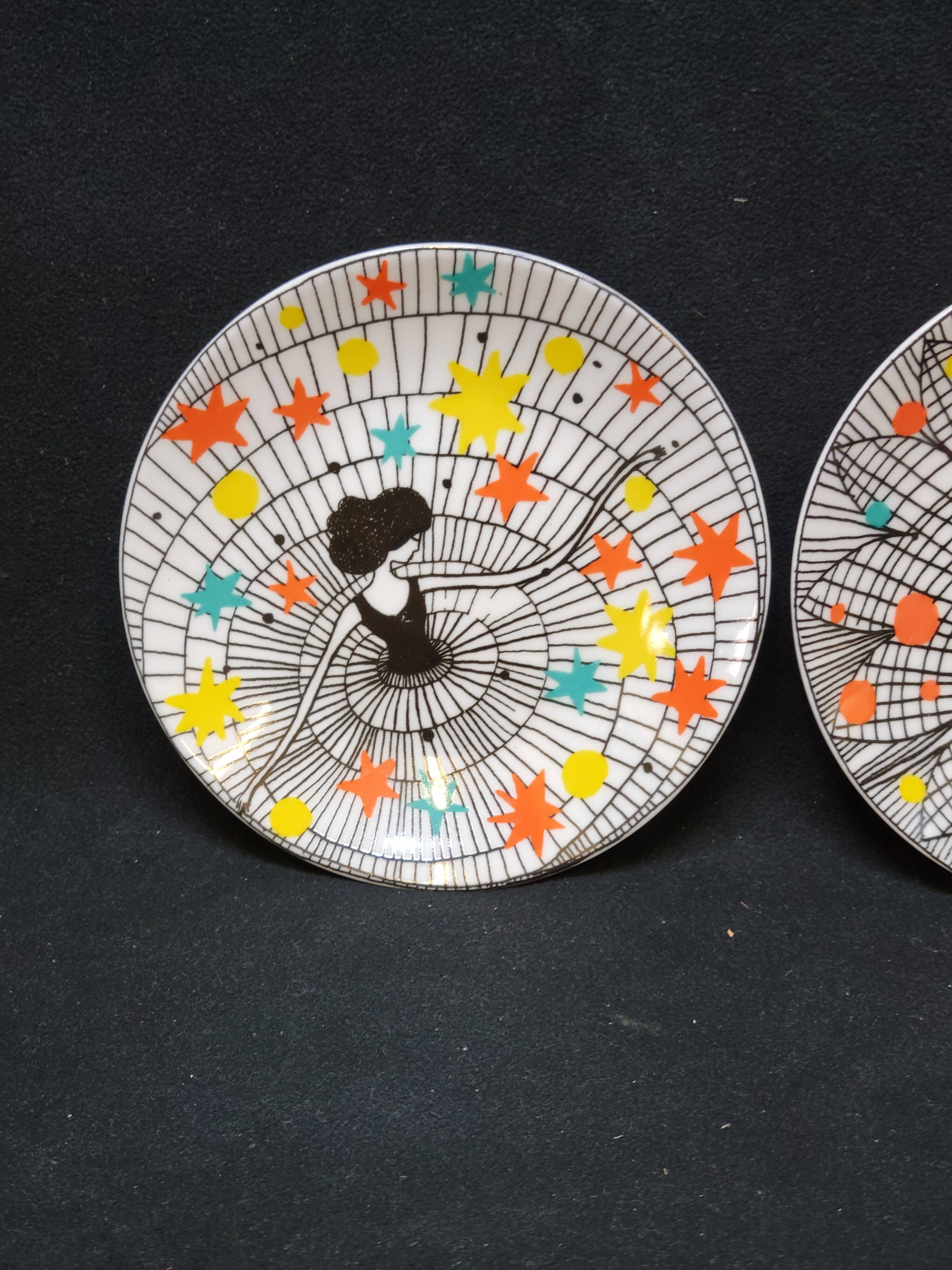 2 Petites Assiettes Fragonard Danseuses