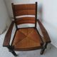 Vintage brutalist armchair