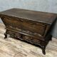 Louis XV style Piedmontese kneading trough in solid walnut circa 1850