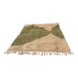 Tapis olive marocaine en laine 150cmx250cm