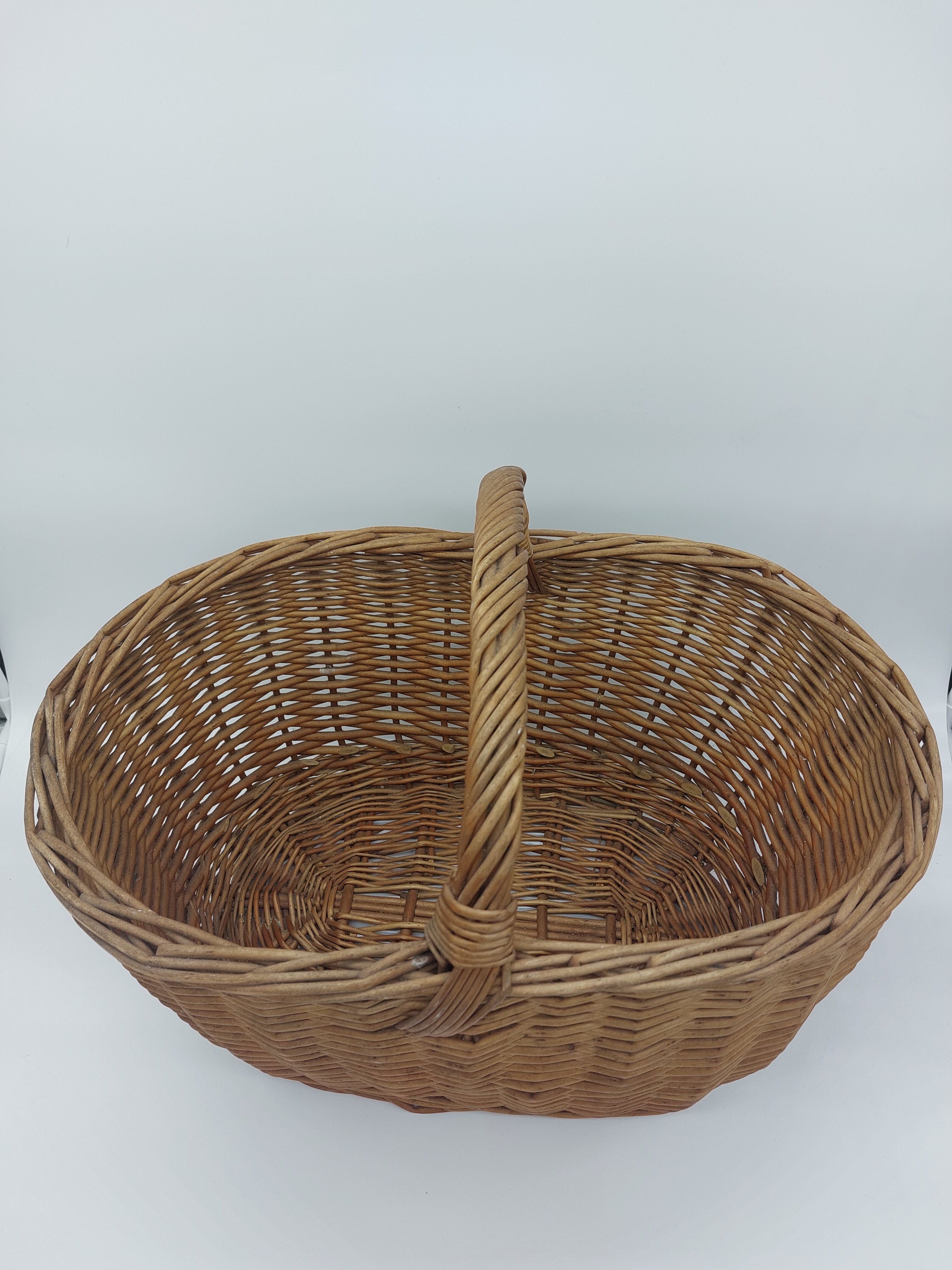 Vintage wicker basket