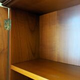 Scriban anglais et bibliotheque en acajou