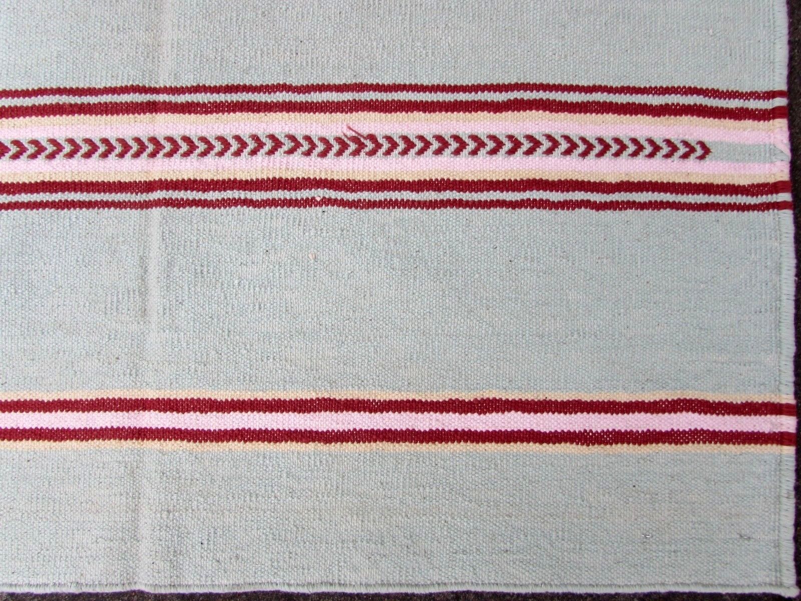 Dhurri Indian carpet handmade 95x145cm 1970