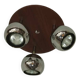Space Art 70/80 ceiling light with 3 chrome spots.