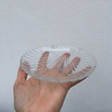 Vintage glass shell bowl