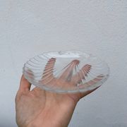 Coupelle coquillage en verre vintage