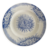 Set of 2 St Amand ironstone plates, Jardinière model